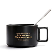 Load image into Gallery viewer, Creative American Style Coffee Cups With Spoon Continental Tea Set