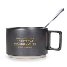 Load image into Gallery viewer, Creative American Style Coffee Cups With Spoon Continental Tea Set
