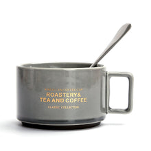 Load image into Gallery viewer, Creative American Style Coffee Cups With Spoon Continental Tea Set