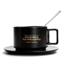 Load image into Gallery viewer, Creative American Style Coffee Cups With Spoon Continental Tea Set