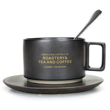 Load image into Gallery viewer, Creative American Style Coffee Cups With Spoon Continental Tea Set