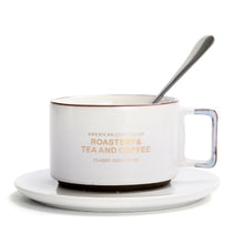 Load image into Gallery viewer, Creative American Style Coffee Cups With Spoon Continental Tea Set