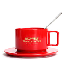 Load image into Gallery viewer, Creative American Style Coffee Cups With Spoon Continental Tea Set