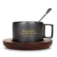 Load image into Gallery viewer, Creative American Style Coffee Cups With Spoon Continental Tea Set