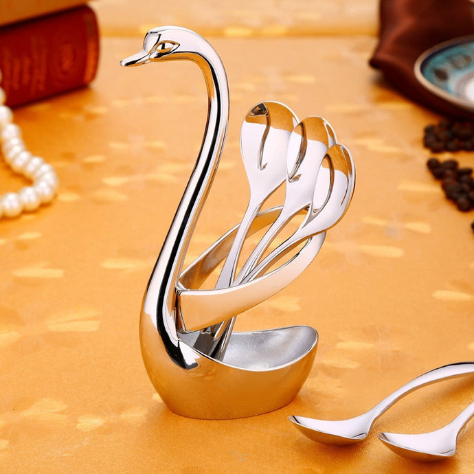 Delicate Elegance Stainless Steel Spoon Set